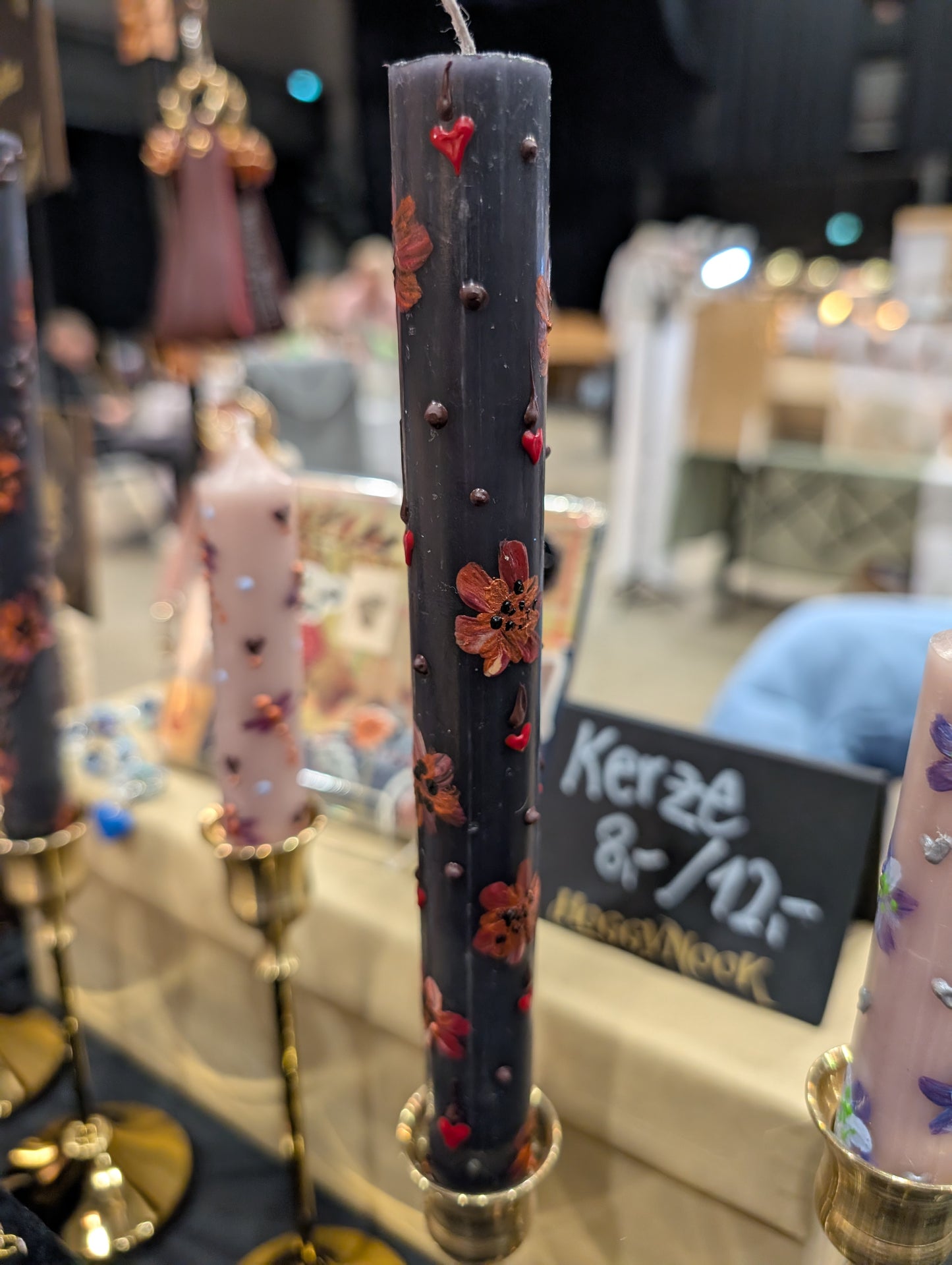 Handbemalte Kerzen